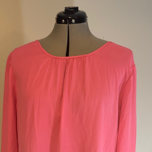 J. Crew Vibrant Pink Blouse - Picture 2 of 6